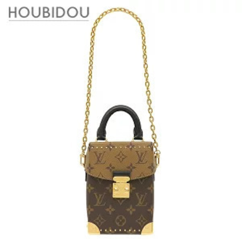 Louis Vuitton Shoulder Bag Camera Monogram Canvas Reverse Chain